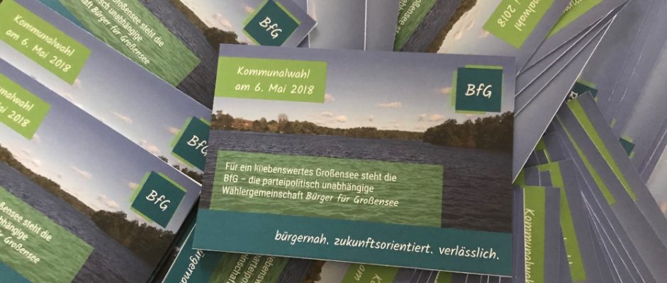 Unsere Flyer sind verteilt